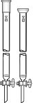 Chromatography Column Fritted with Stopcock and Top Joint